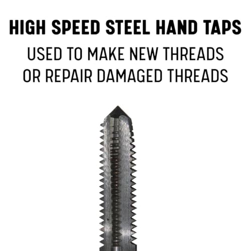 Image of Drill America #12-24 High Speed Steel Left Hand Plug Tap, (Pack of 1)