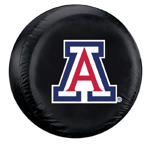 NCAA Arizona Black Spare Tire Cover, One Size, Multicolor