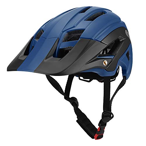 Lixada Adult Bike Helmet 16 Vents Lightweight Mountain Bike Helmet with Detachable Visor