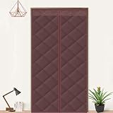 cortinas de aire frio calor industrial ❤ CORTINA DE PUERTA AISLADA TÉRMICA: Tela de PU impermeable de alta calidad; a prueba de viento, cálido, aislamiento térmico; Puede resistir eficazmente el viento frío, mantener la temperatura interior, reducir el ruido exterior, crear un verano fresco y un invierno cálido.