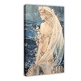 IYTAFGYT Aphrodite's Birth Matte Print Leinwand Poster 