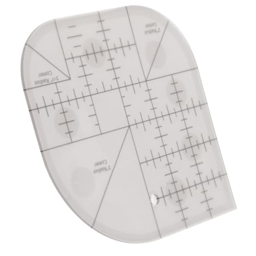 La mejor comparación de Retales disponible en línea para comprar. 42 Nurnesy-Regla Cortadora de Esquina Curvada para Costura Acrílica, Regla de Costura de Retales, Plantilla de Costura, Herramienta de Retales, Suministros de Costura DIY (white)