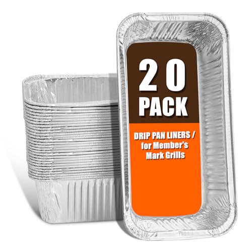 MOASKER Grease Tray Liner for Members Mark 4-Burner & Pro-Series 5-Burner Flat Top Gas Griddle Drip Pan Accessories, Disposable Grease Container for SAMS Club 36