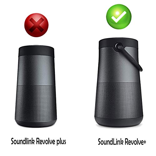 khanka Hard Travel Case Replacement for Bose SoundLink Revolve+ / Revolve+ (Series II) Portable and Long-Lasting Bluetooth 360 Speaker, Fits Charging Accessories,Case Only