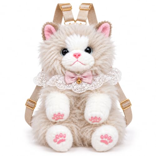 Image of Cute Tiger Plush Sling Bag for Kids | Soft Toy Shoulder Bag with Adjustable Strap | Lightweight Animal Backpack for Boys & Girls | Travel & Gift Bag - Black & White