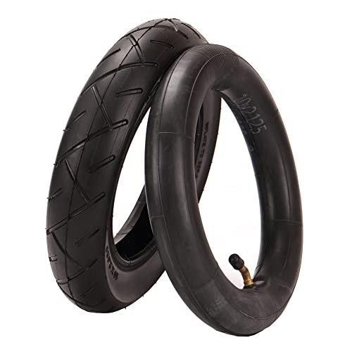 10X2.125 Tire & Inner Tube-Heavy Duty Tyre Tubes Compatible For Scooter 10In Wheelbarrow Smart Electric Balance Scooter Bike/Bicycle/Tricycle Stroller Replacement Wheels For 10-Inch Tires (1 Set) #TOP1