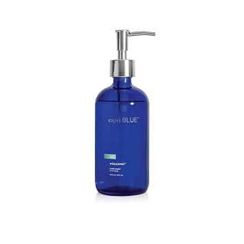 Capri Blue Hand Wash Soap - Liquid Luxury Hand Soap - Tropical & Fruity Scented Moisturizing Wash - Refillable Glass Pump Bottle - No Added Gluten, Parabens, or Sulfates Volcano, 15 fl oz