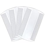 FTONOM5 4PCS Lice Comb for Lice Removal Head Lice Combs for Kids Durable Double Sided Nit Detection for Kids Adults and Pets Adults White