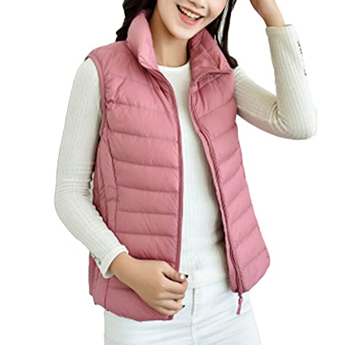 Doudoune sans manches femme hiver gilet rembourré veste chaud matelassée