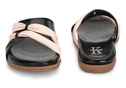 Image of Karaddi Doctor Sandals for Woman | Flats Women Stylish | Womens Sandals Flats | Slippers Orthopedic Footwear for Women Stylish Flat Sandal | Flat Fashion Sandal