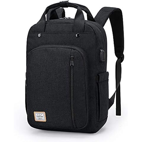 WindTook Mens Laptop Backpack for Women with USB Port Rucksack Computer Bag School Book Bag College Business Travel Work Cover