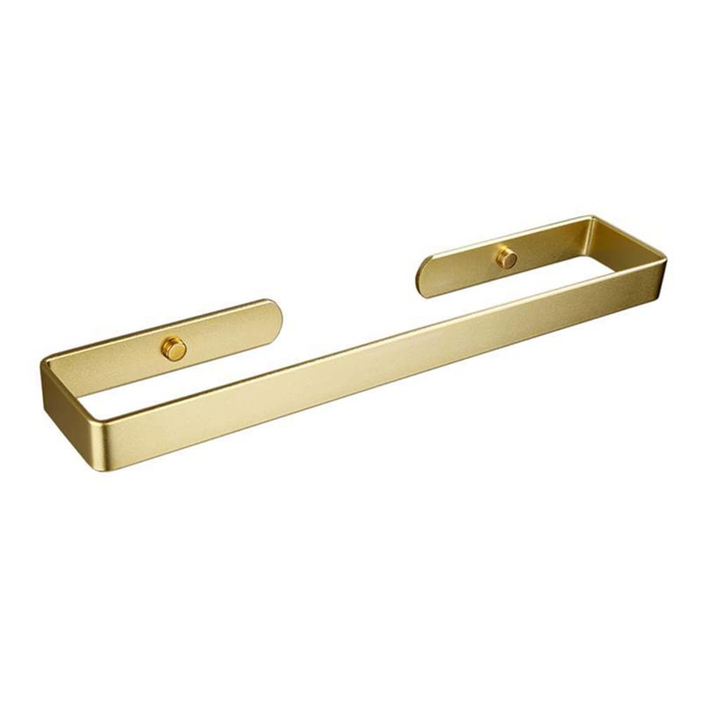 CTRLZS Bathroom Self Adhesive Towel Rack, 15.5 Inch No Punch Toilet Kitchen Self Adhesive Towel Bar Gold