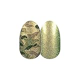 Color Street: Glam-ouflage (Metallic, Color Shifting green to gold camo w. subtle glitter overlay)