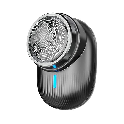 JzcsdkSIL Professional Face Beard Trimmer Rechargeable for Men Cutter Barber Machine with Colorful Breathing Light Trimmer