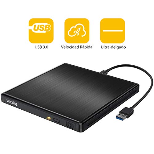Unidad Externa Portatil con USB 3.0 (Negro)