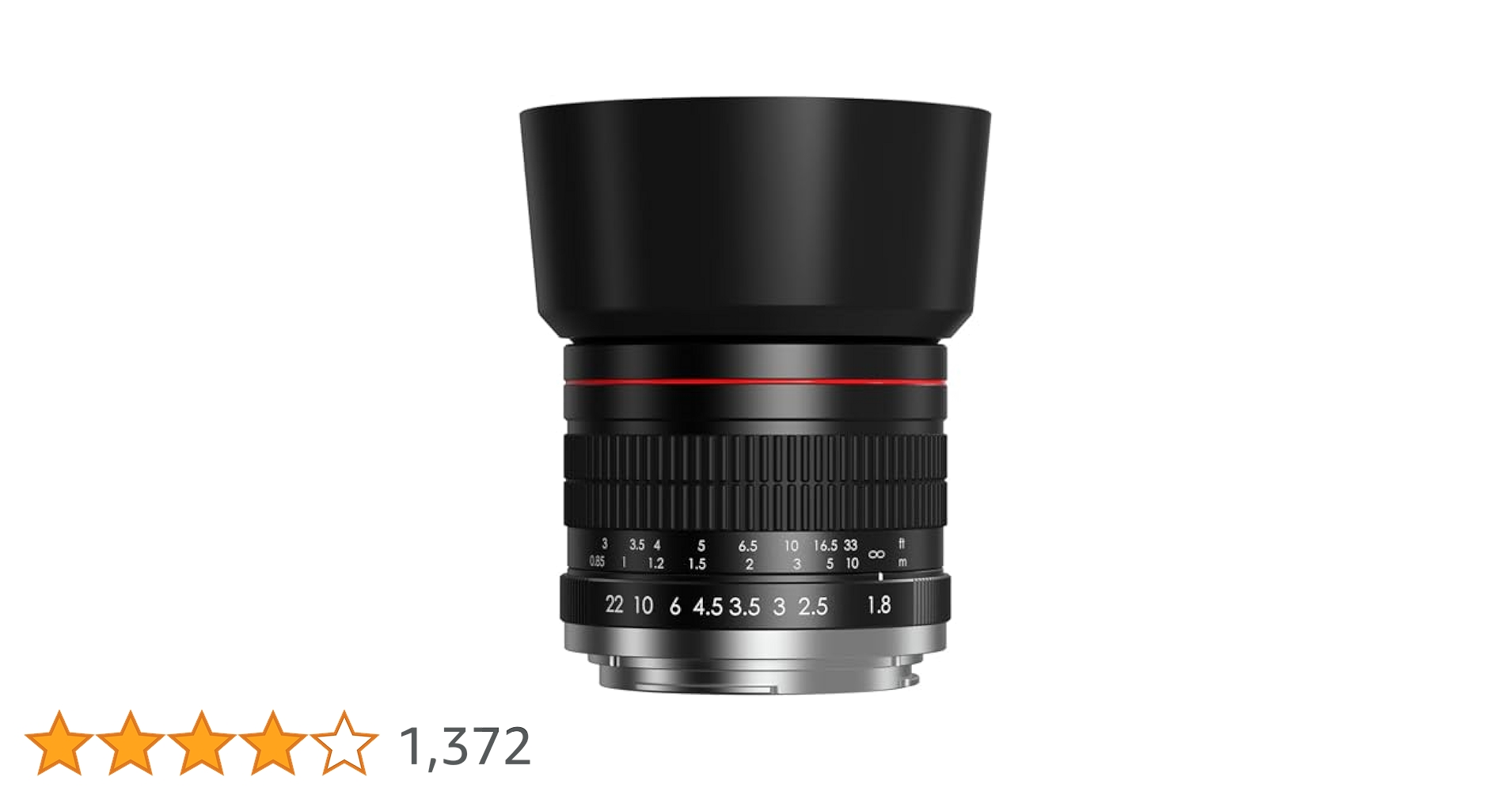 Amazon.co.jp: Lightdow for Canon EFレンズ 85mm F1.8 大口径