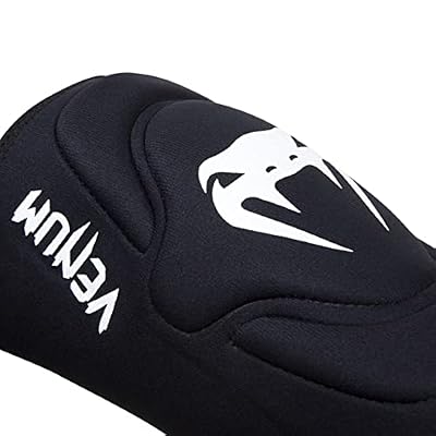 Venum Kontact Lycra/Gel Knee Pads, Black, Medium/Large