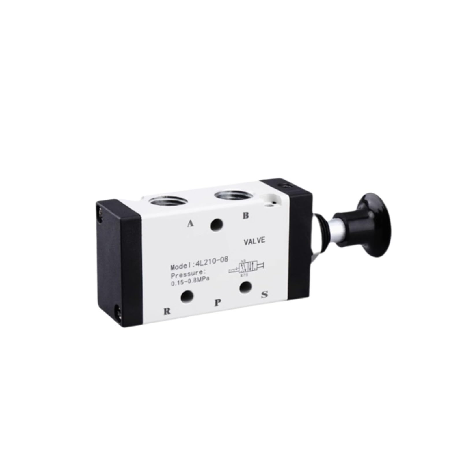 Vanne push-pull pneumatique 4L410-15 à 5 voies et raccord 12mm
