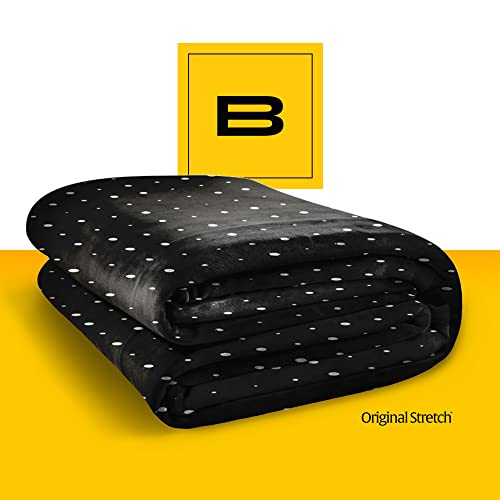 Big Blanket Co® Original Stretch™ Black Dots | Extra Large Blanket | 100 Square Feet | Soft, Giant Blanket That Fits The Whole Family | The Biggest, Best Blanket Of 2023 #TOP6