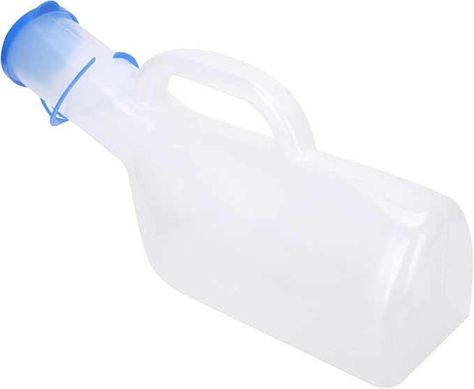 Orinal para Hombre de Plástico 1000ml con Asa Ergonómica y Tapa miniatura 9