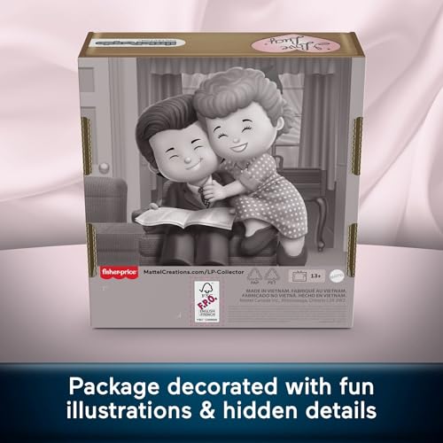 Little People Collector I Love Lucy: Lucy and Ricky Special Edition Figure Set for Adults & Fans in Display Package (Amazon Exclusive)