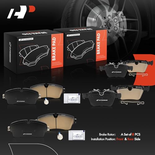 A-Premium Front and Rear Ceramic Brake Pads Set Compatible with Land Rover and Jaguar Models - Range Rover Evoque 2018-2020, Discovery Sport 2018-2020, E-Pace 2018-2022, 8-Pack by A-Premium - Used condition - Image 7