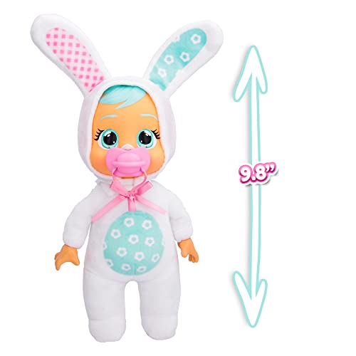 Cry Babies Tiny Cuddles Bunnies Honey - 9 Inch Baby Doll, Cries Real Tears, White Bunny Themed Pajamas #TOP3