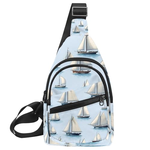 Sac à dos à bandoulière bleu pour homme et femme qui aiment le voyage et le sport