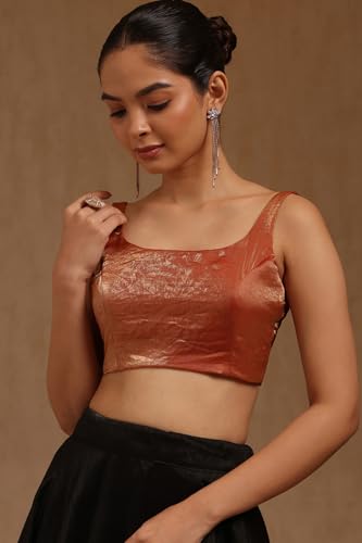 Image of Soch Women's Glass Tissue Sleeveless Blouse