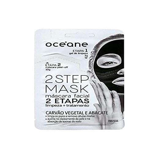 Máscara Facial 2 Etapas de Carvão Vegetal e Abacate - Dual Step Mask 13g