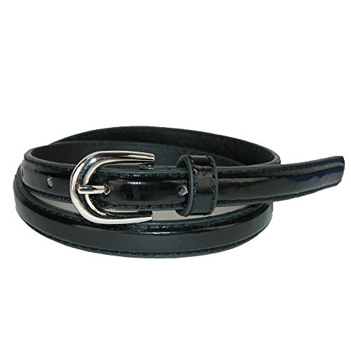 Ctm® Kid's Skinny Dress Belt, Large, Black #TOP12