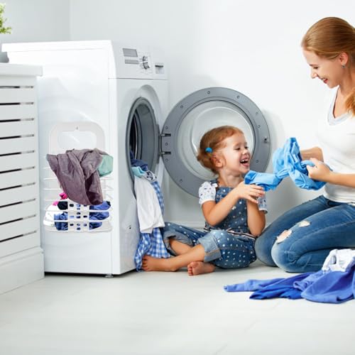 Panier à linge creux peu encombrant pour résoudre le manque de place au sol