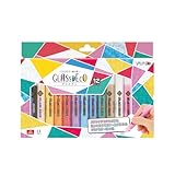 ヤマト アクリル絵具 画材 グラスデコ 12色 GDS12TN