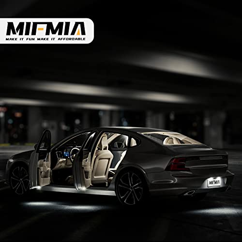 Mifmia 194 Led Bulb 6000K, T10 Led Bulb For License Plate Light, Led Interior Car Lights, Dome Light, Map Light, Door Light, Courtesy Step Light, 2825 168 Bulb, 300% Brighter, Pack Of 10 #TOP6