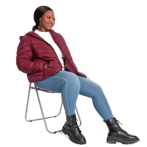 Plus Size Women Puffer Jacket 1X-6X Water-Resistant Packable Lightweight Winter Coat(Exclusively for Plus Size)4