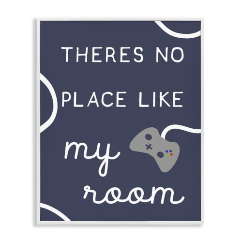 Video Game Room Saying, 11 x 14 Inch Framed Giclée Print