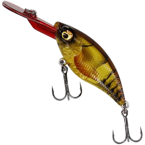 Westin BuzzBite Crankbait Suspending - Wobbler, Länge/Gewicht:6cm / 10g, Farbe:Clear Brown Craw