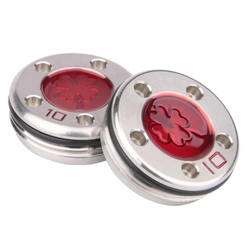 OGECLF 2pcs Red Lucky Clover Golf Weights for Titleist Scotty