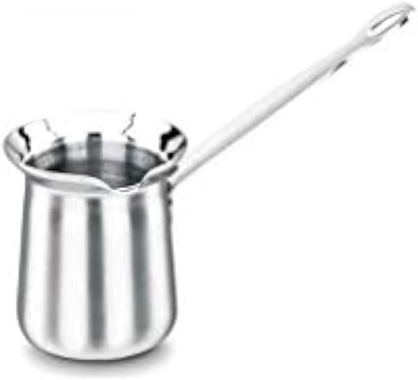 Korkmaz Classic Milk Pan 5.5L | Stainless Steel Milk Pot | Silver - KA138