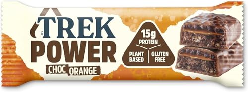 Trek High Protein Power Chocolate Orange 55g (Pack 16 barras) miniatura 4