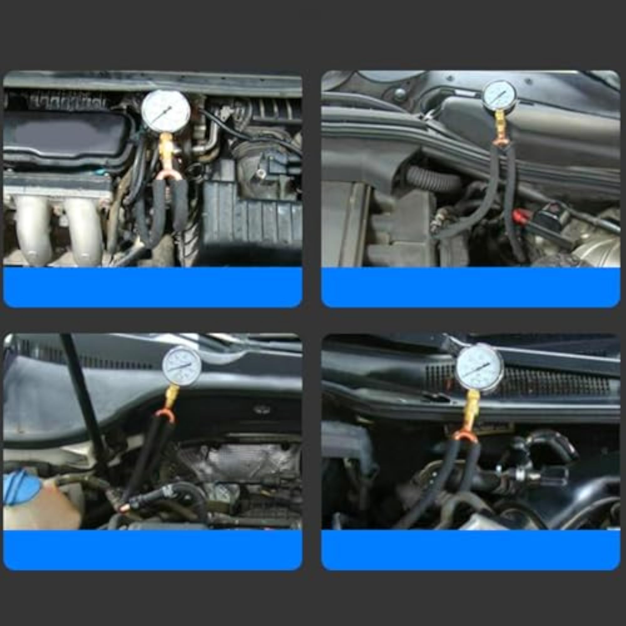 Fuel Injection Pressure Tester Kit for Automotive Vehicles