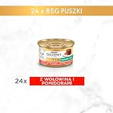 GOURMET GOLD Savoury Cake | Karma mokra dla dorosłych kotów | Z Wołowiną i Pomidorami | 12x85g