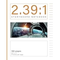 2.39:1 Storyboard Notebook: 100 page professional storyboard
