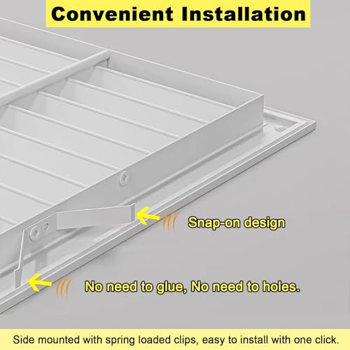 Grille d'aération design en aluminium brossé pour meuble de bain
