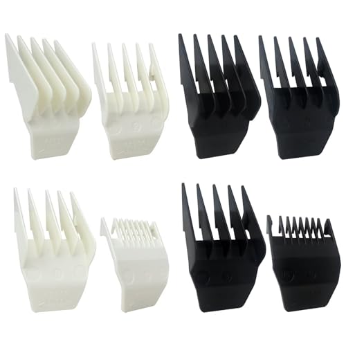 8x Attachment Comb Cutting Guide Replacement Fits for Wahl Sterling 4 Trimmer, 1/8