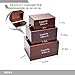 PCS Cremation Urns for Ashes, Pet Memorial Funeral Urns Box,Wooden Decorative Urn for Dog Cat,Cremation Keepsake Burial Ash Box - L (8.5 x 6.5 x 4.5'')