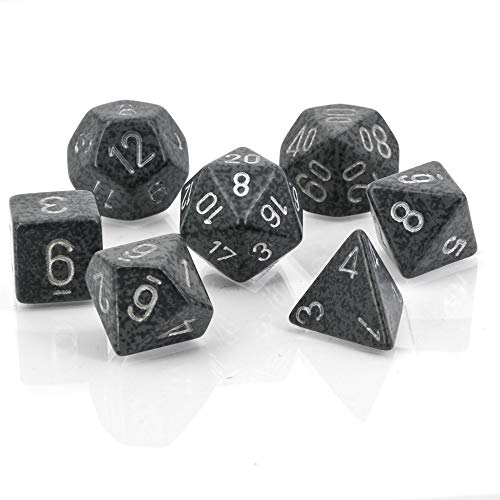 Dados Chessex Speckled poliédricos de alta precisión para rol