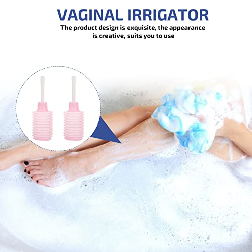 12Pcs Pressure Women Time Syringe System: Vagina Water Applicator Feminine Washers Clean Handheld Practical Useful Cleansing Tools Sprayer Personal Hygiene Colon Bidet Enemas Pink #TOP1