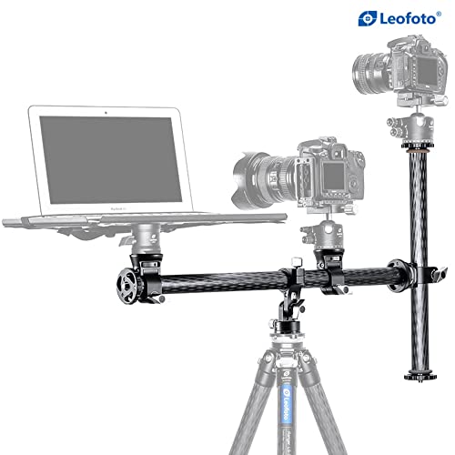 Leofoto Hc-32 Horizontal Carbon Fiber Stereo 2 Camera Mount Column Cf Hc-32 Horizontal Carbon Fiber Tiltable Center Column Kit Stereo 2 Camera Mounts #TOP2