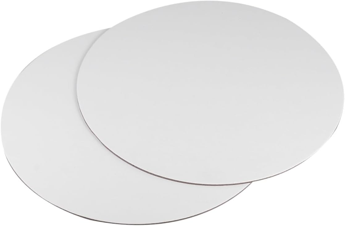 6PCS 15CM Round Canvas Panels for Oil Painting White Artist Canvas Boards for Crafts and DIY Projects for Students and Professionals